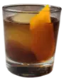 Image of a old fashioned with an orange