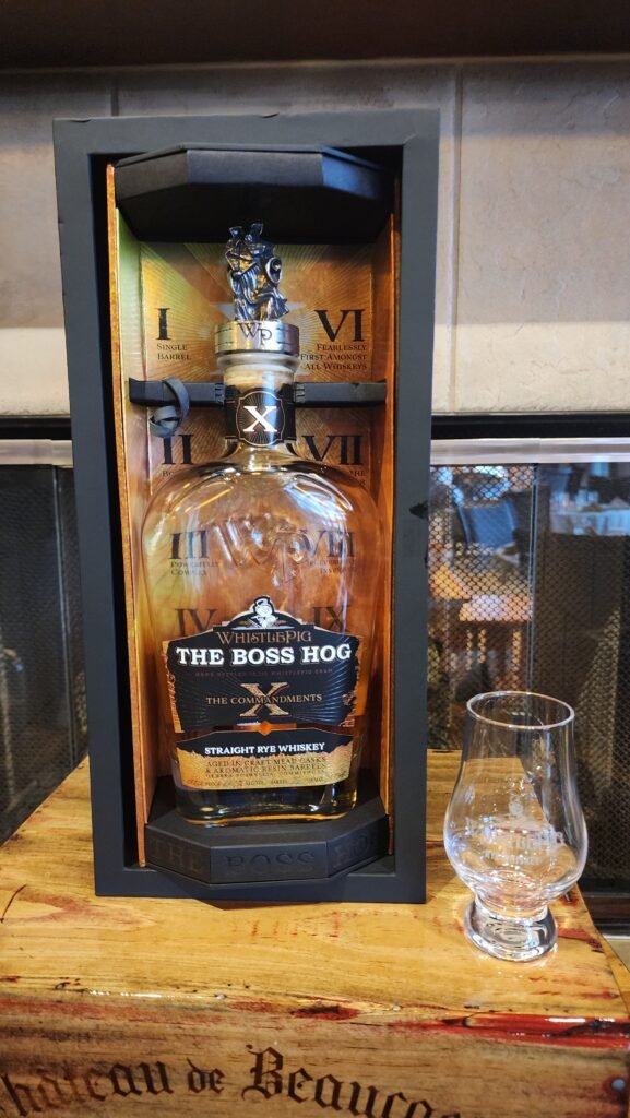 Boss Hog bottle with topper