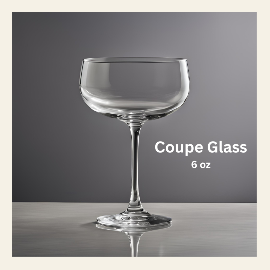 Coupe glass 6 oz
