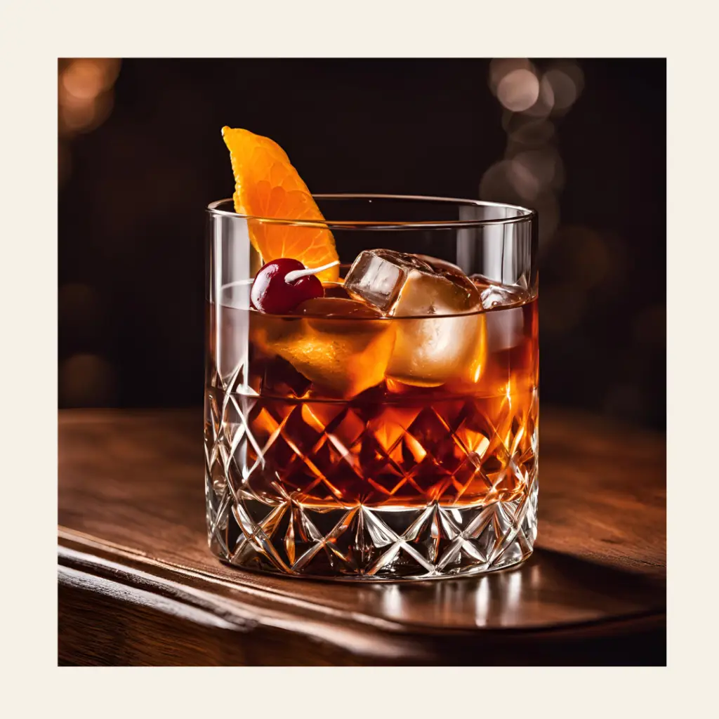 old fashioned in a rocks glass