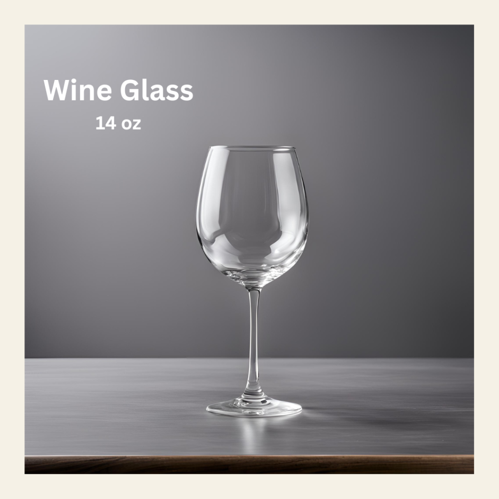 wine glass 14 oz