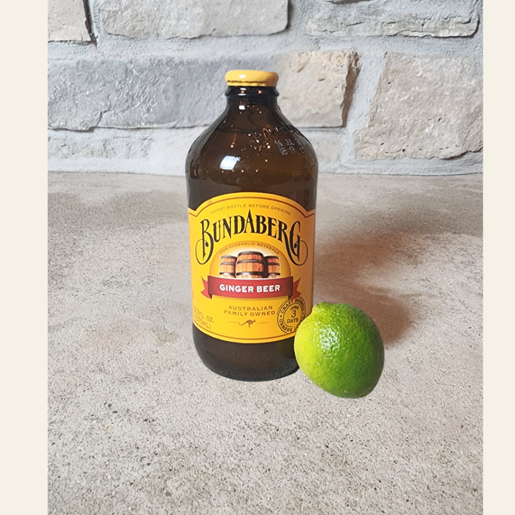 Bundaberg Ginger beer and lime