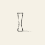 a liquid measuring device called a jigger